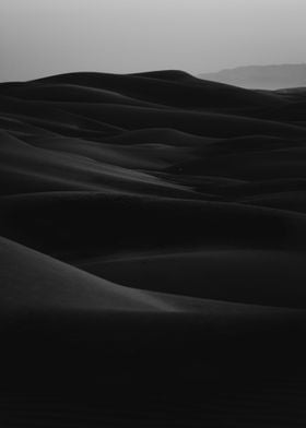 Gray Scale of Desert