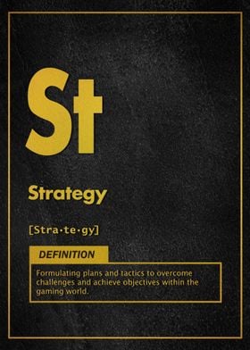 Strategy definition game 