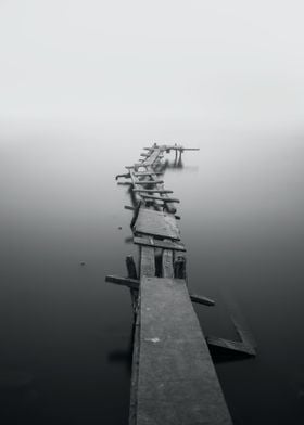 Gray scale of dock