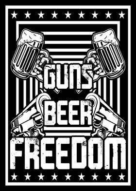 Guns Beer Freedom