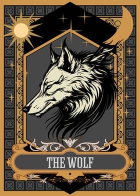 WOLF TAROT CARD