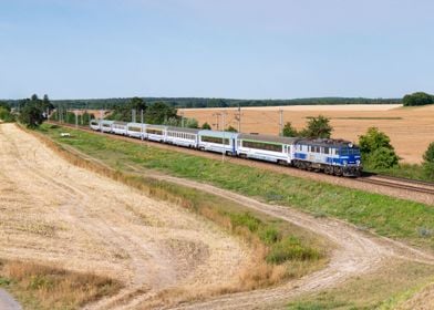 Polish intercity train