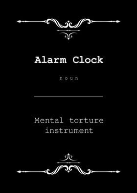 Definition of alarm clock