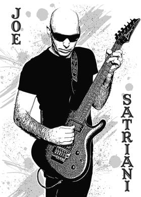 Joe Satriani Vector Art