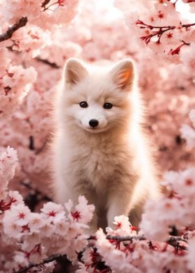 Fox Baby Cherry Blossom