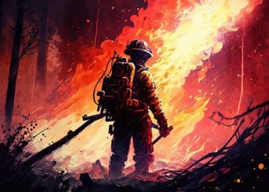 Firefighter Fire