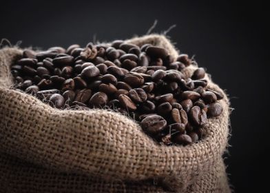 Coffee Beans in Sack