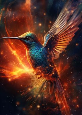 Glowing Hummingbird