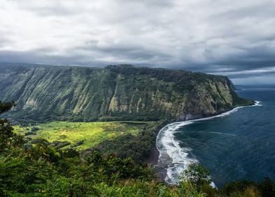 Tropic ocean coastline