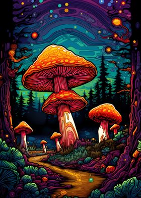 Psychedelic mushroom 06