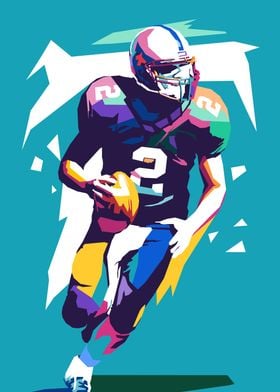 American Football Pop Art