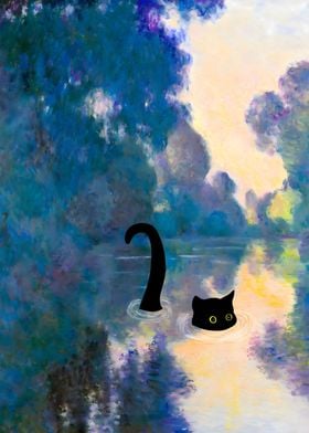 Black Cat Morning Lake