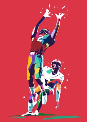 American Football Pop Art