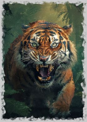 Tiger Wildlife Relistic