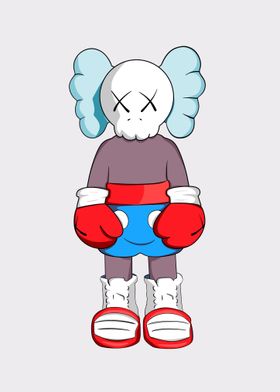 Boxing kaws