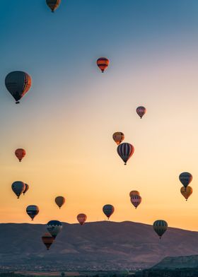 Air Balloons Flying