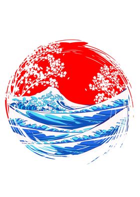 great wave kanagawa Japan