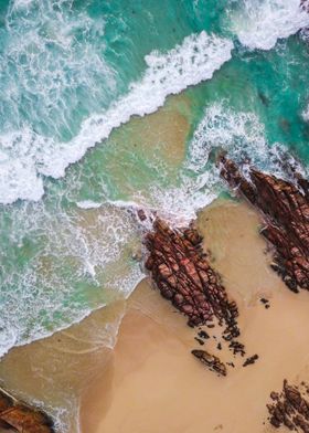 Aerial View of Beach