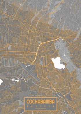 Cochabamba Map Bauhaus