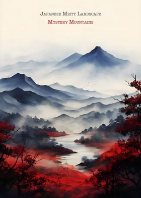 Japanese Misty Landscape