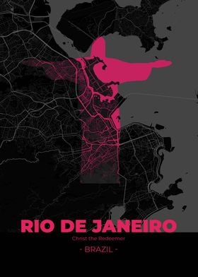 Rio De Janeiro City Map