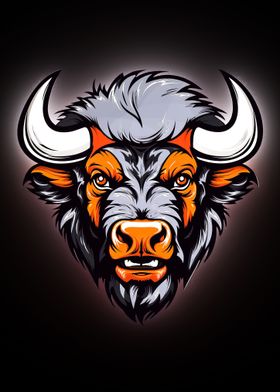 animal bull mascot