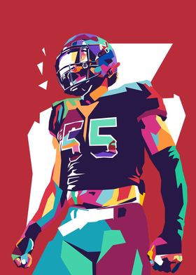 American Football Pop art