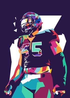 American Football Pop art