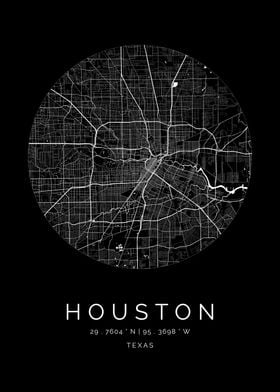 Houston Texas City Map