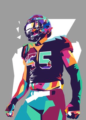 American Football Pop art