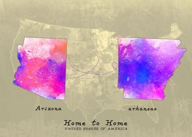 Arizona To Arkansas
