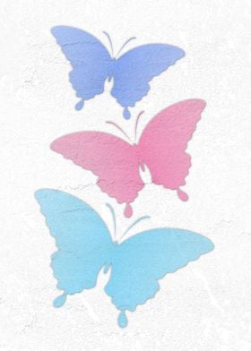 Pastel Butterflies