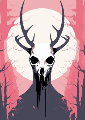 Wendigo Vector Art Cryptid