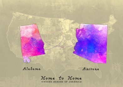Alabama To Arizona
