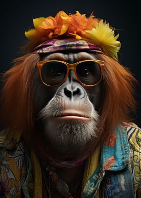 Hippie Orangutan