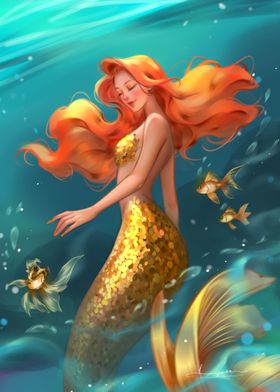 Golden Mermaid 
