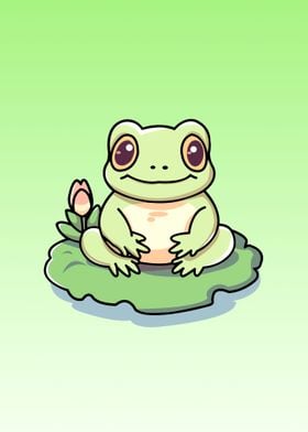 frog cute animal