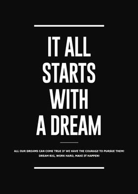 Starts with a Dream