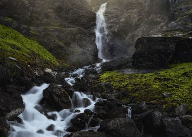 Trollstigen waterfall