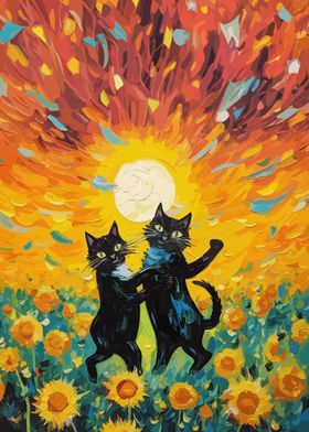 Cat Style Van Gogh