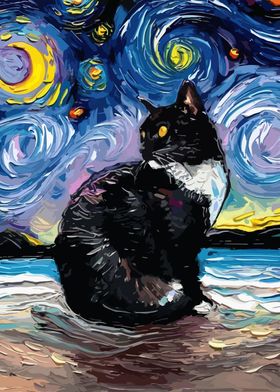 Cat Style Van Gogh