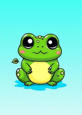 frog cute animal