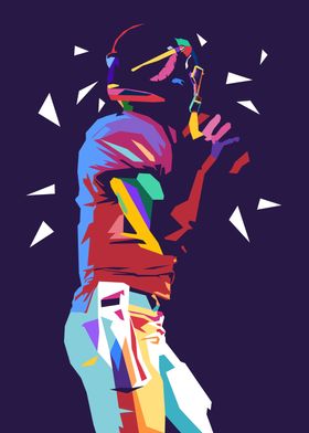 American Football Pop Art