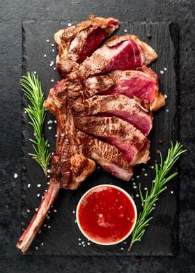 sliced steak 