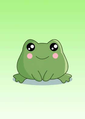 frog cute animal