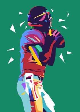 American Football Pop Art