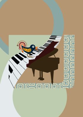 piano painting