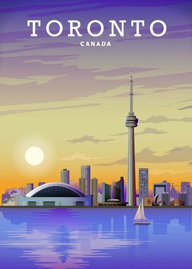 Toronto City Travel Art