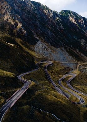 road in mountains