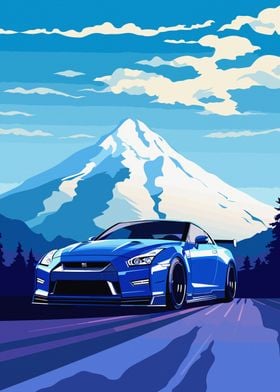 Nissan Skyline GTR R35 Art